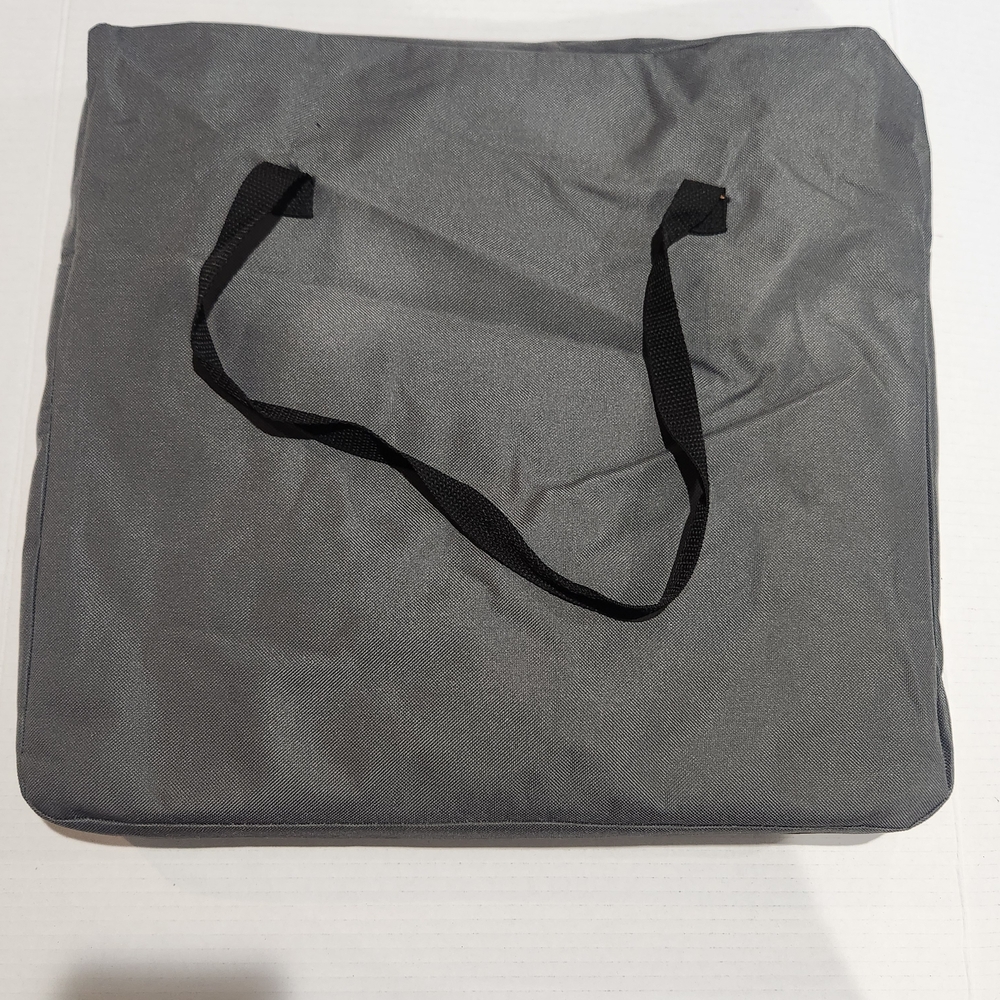 Gray Pet Carrier with Black Straps - Picture 11 of 11